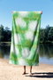 Toalla de Playa Multicolor 70 x 130 cm Suave y Absorbente